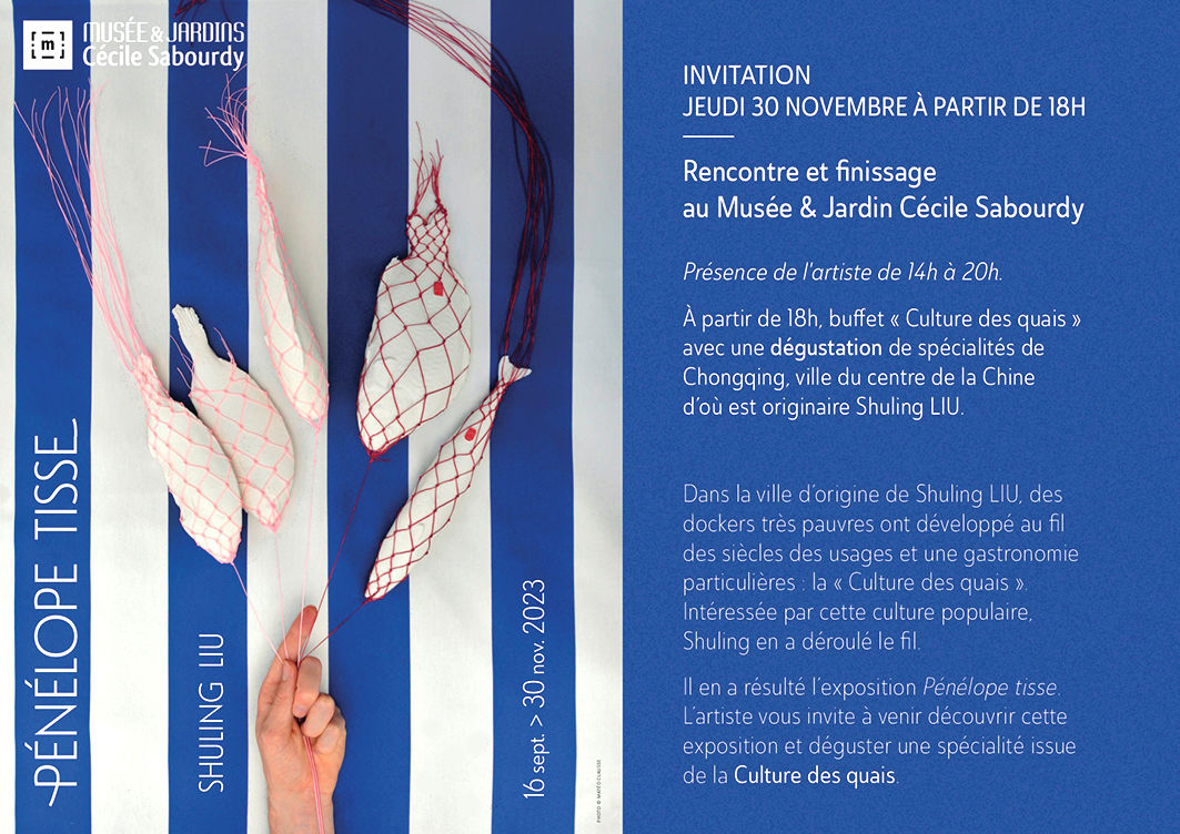 Visuel : Finissage de l'exposition "Pénélope Tisse"