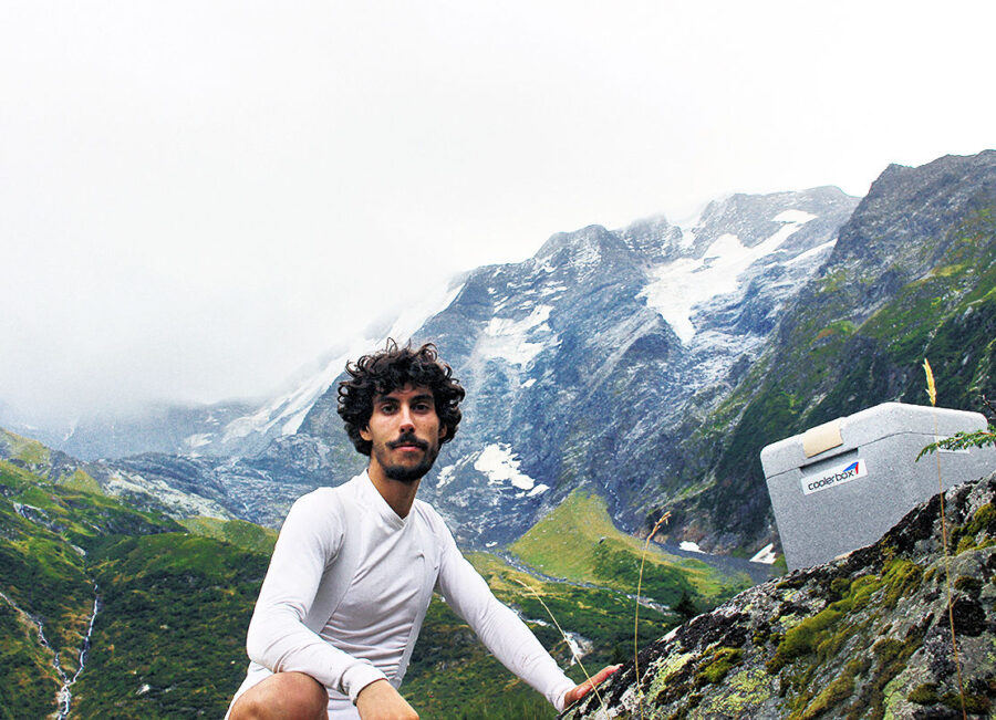 Photo : Malo Barrette et la glacière