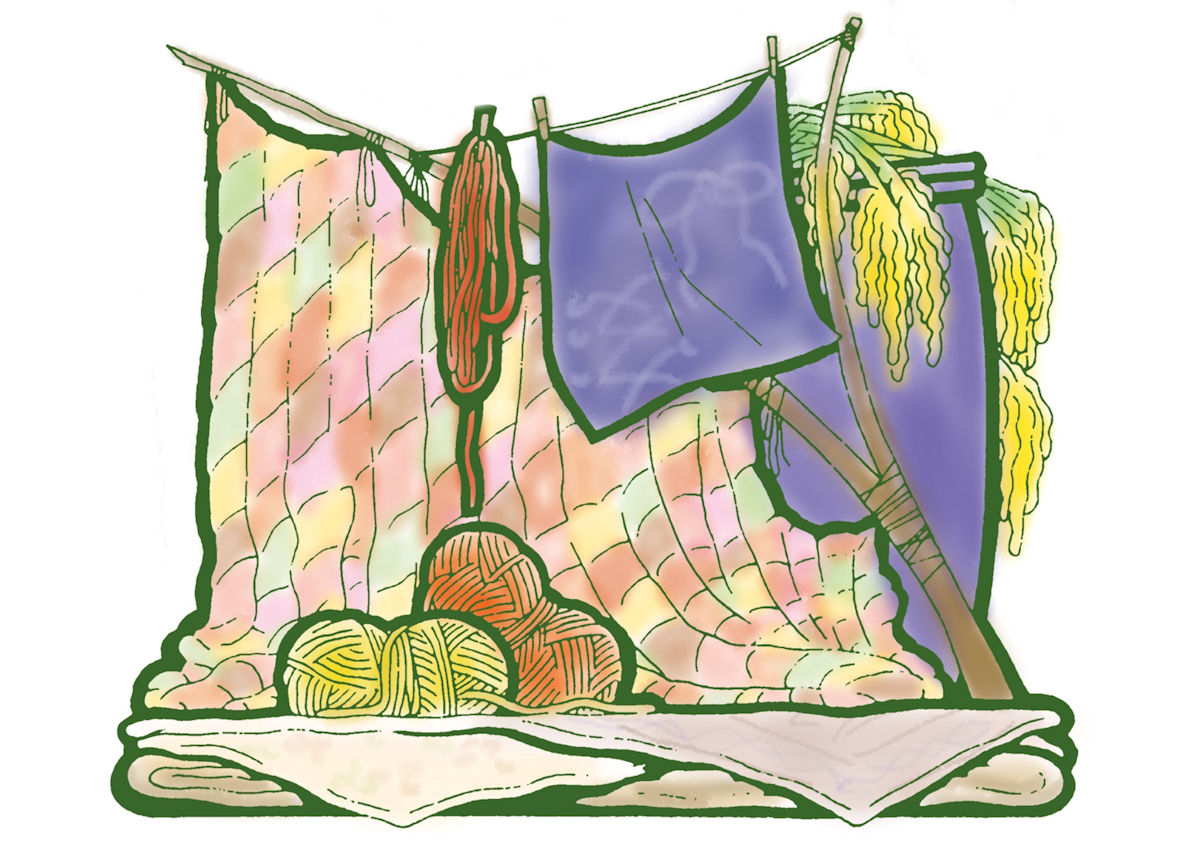 Visuel : Adventices et Laboratoire d'arts textiles