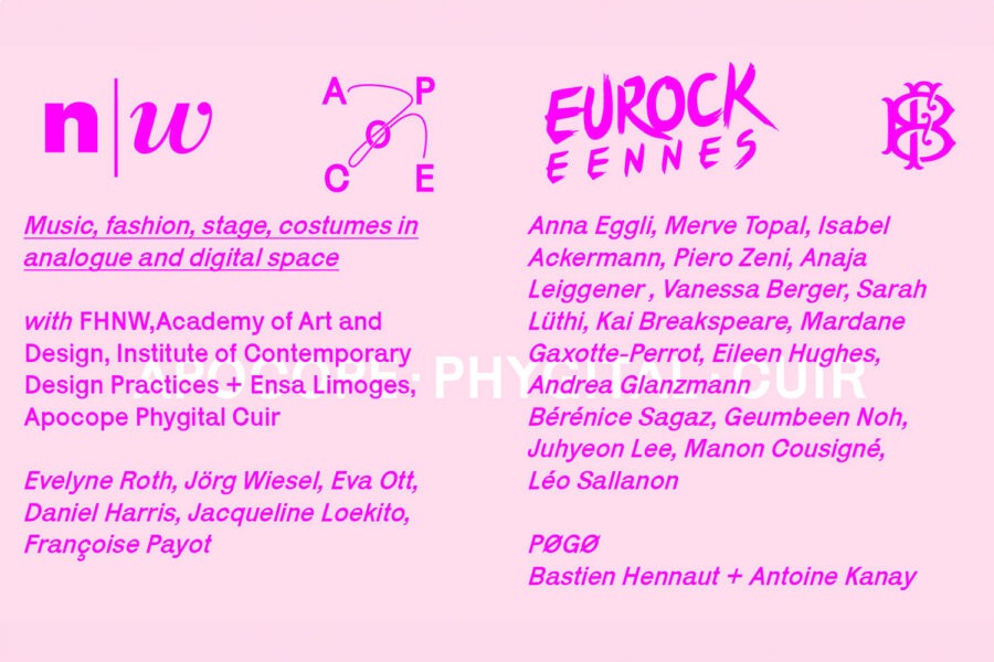 Carton : Eurockeennes FHNW et Ensad Limoges