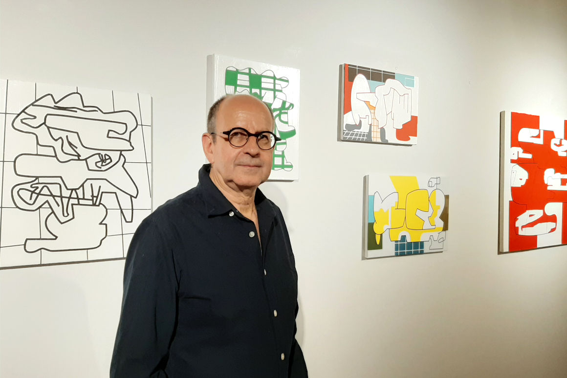 Photo : portrait d'Olivier Gourvil, artiste en résidence CCE