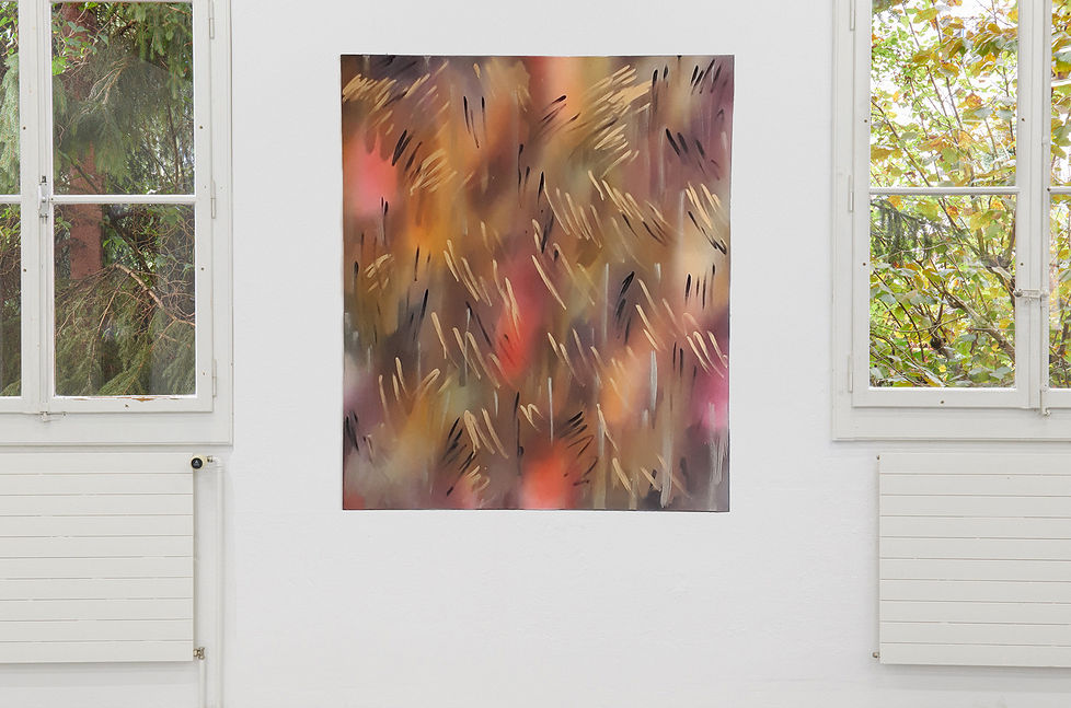 Peinture de Sandrine Mahéo, Untitled, acryl on canvas, 130 x 150 cm