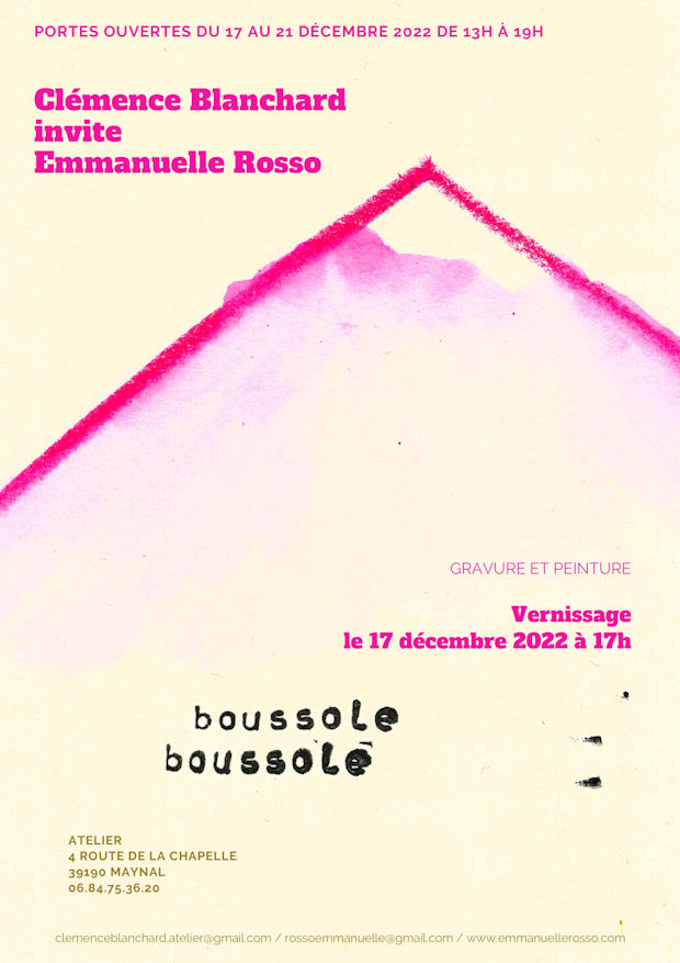 Affiche : Clémence Blanchard invite Emmanuelle Rosso