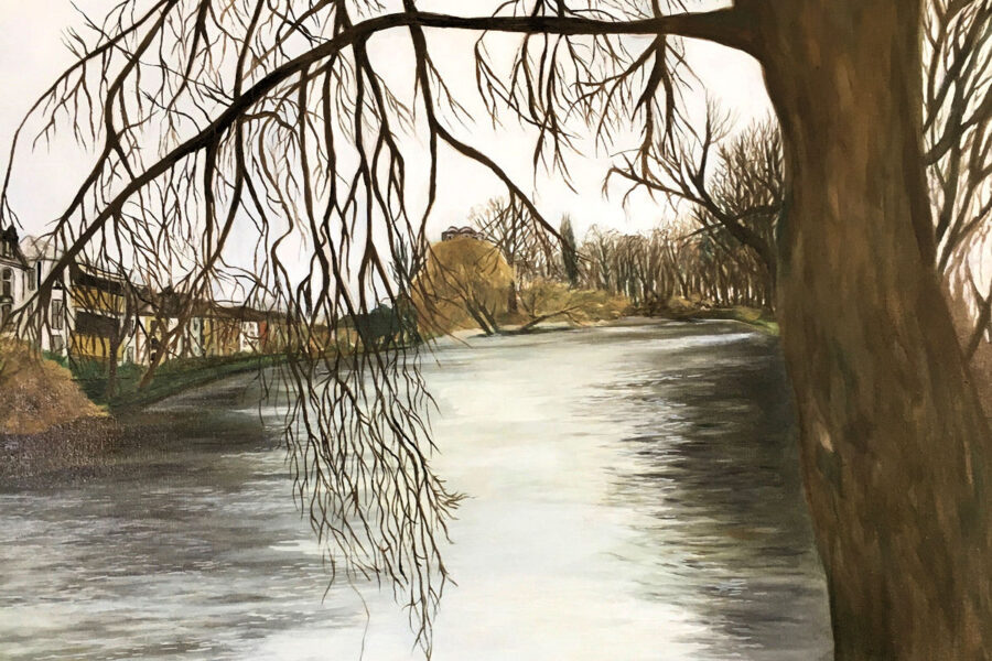 Photo : Peinture avec Ava Fishbach et Axelle Labrousse