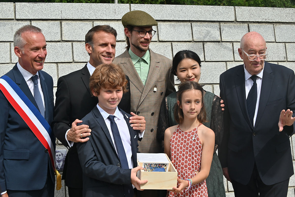 Photo officielle avec le Président de la République ©Philippe HANSCH
