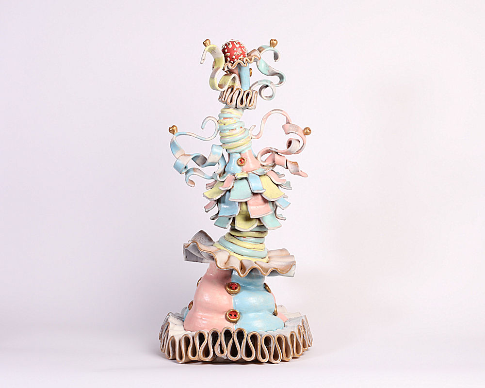 Sculpture Mathilde Sauce, sélectionnée au concours international de céramique