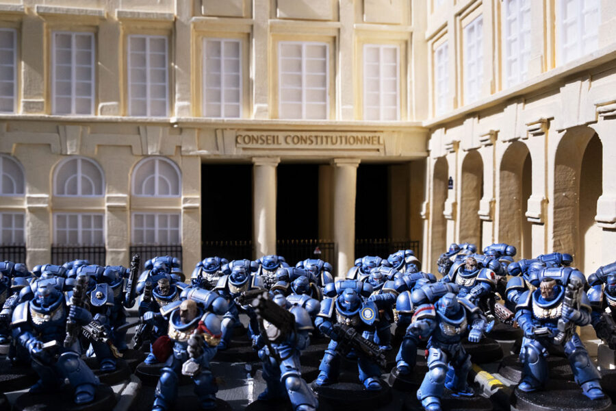 Photo : Tirage photographique maquettes et figurines Warhammer © Alexandre Ferrani