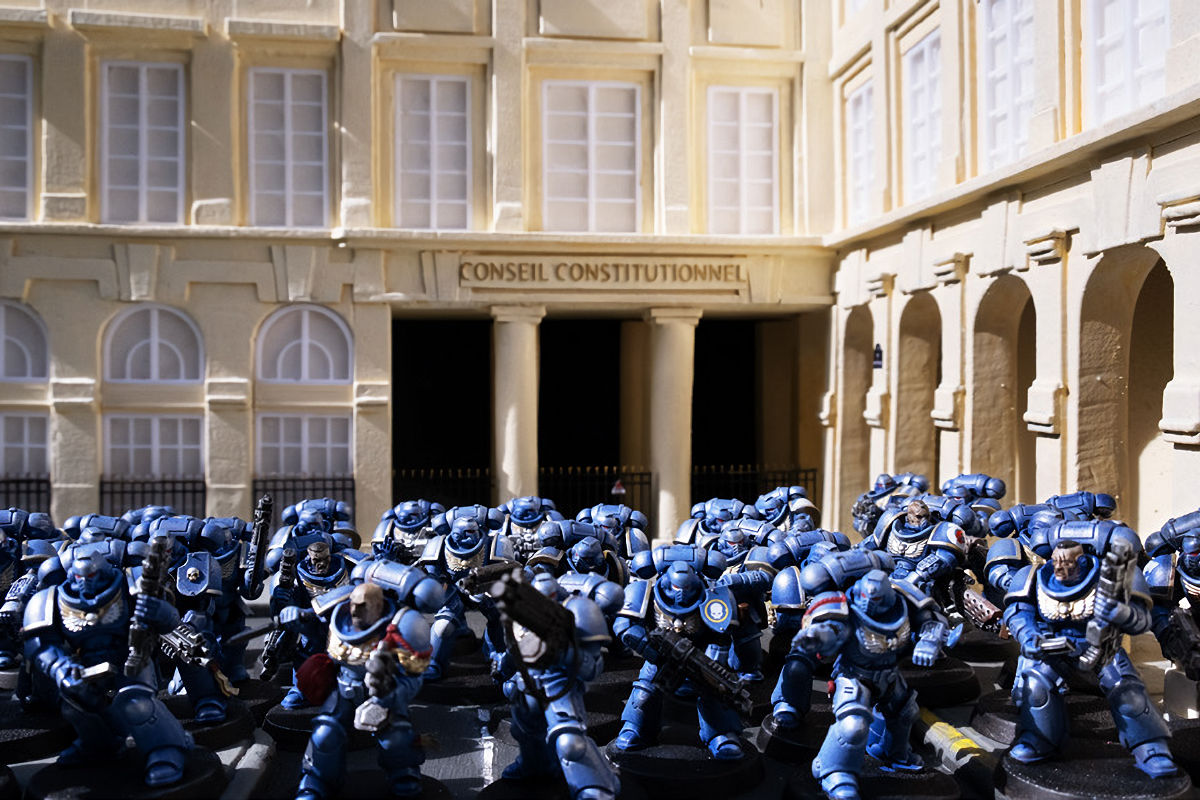Photo : Tirage photographique maquettes et figurines Warhammer © Alexandre Ferrani