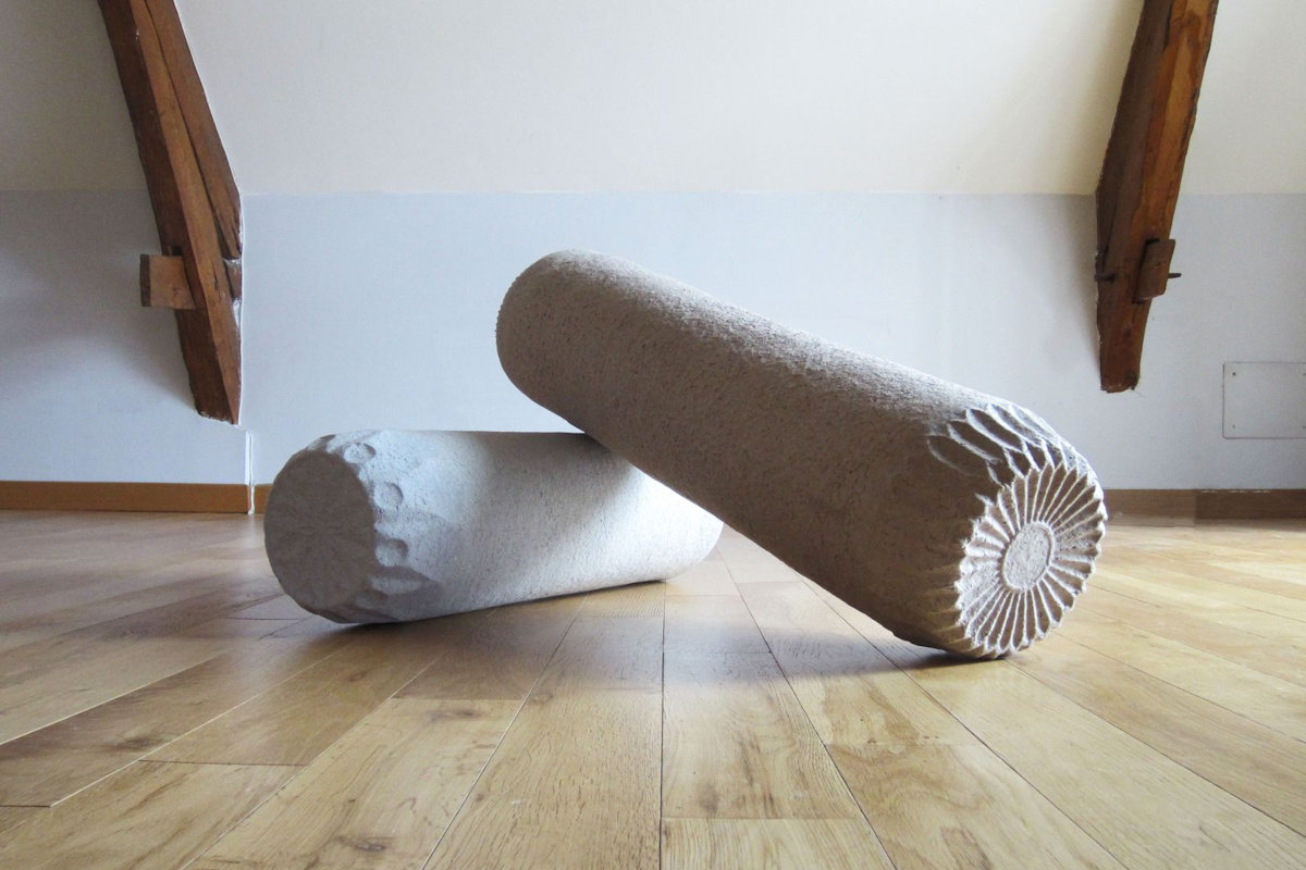 Photo : D' intérieur s'entoure, sculpture en boite d’œufs, 2020 - Jeanne Cardinal