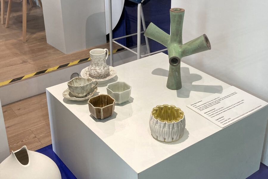 Photo : Vitrine des excellences à la Gare des Bénédictins - Ensad Limoges