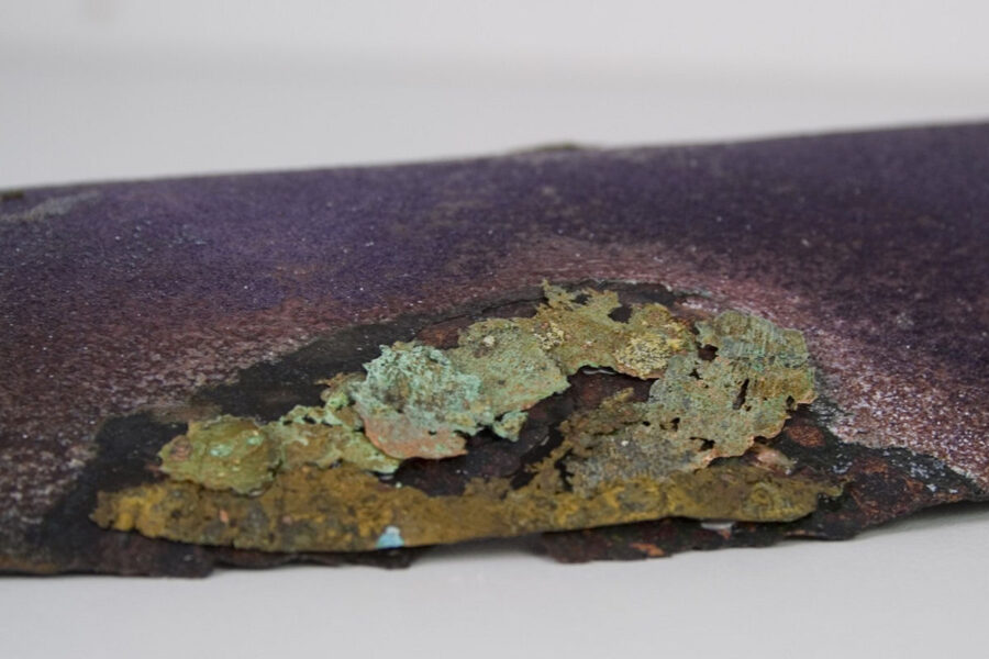 Photo : SPÉCIMEN HYPER ÉMAIL, détail. Série archéo du réel - Natacha Baluteau