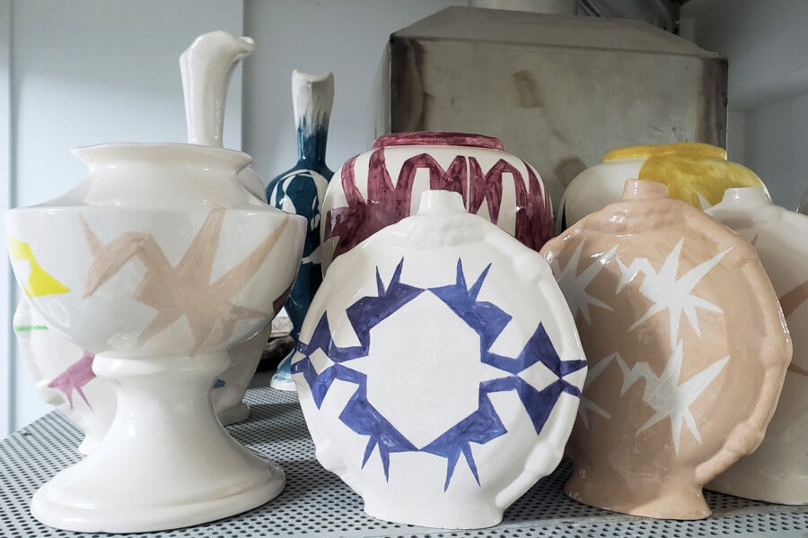 Photo : créations 2025 - résidence "coup de pouce " de Fouzia Khaia à Martres-Tolosane