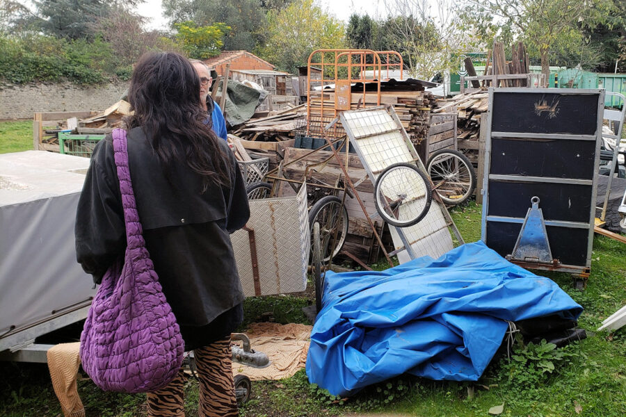 Photo : Jade à la ressourcerie Récobrada