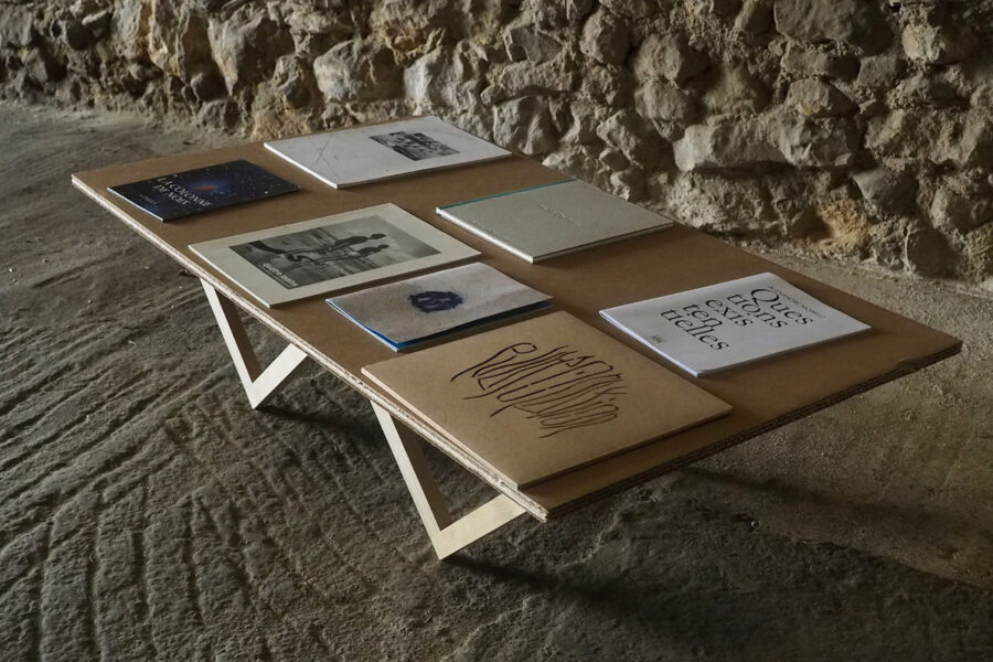 Photo : installation fanzines ©Zines of the zone