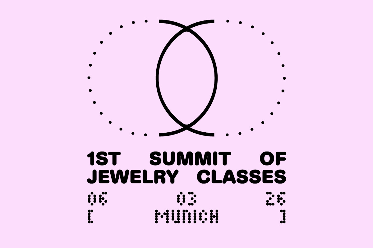 Visuel de la 1ère rencontre internationale des ateliers du bijou contemporain