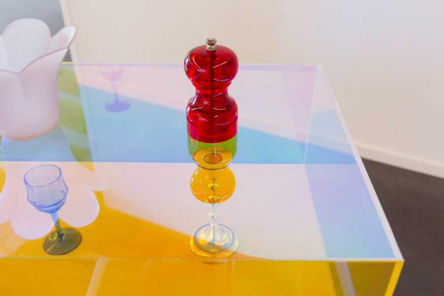 Photo : installation "Mariage d'inclination" © Lola Fontanier