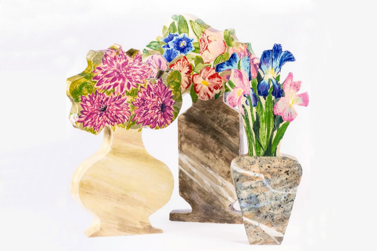 Photo : Vases fleuries © Gabriel Rétif
