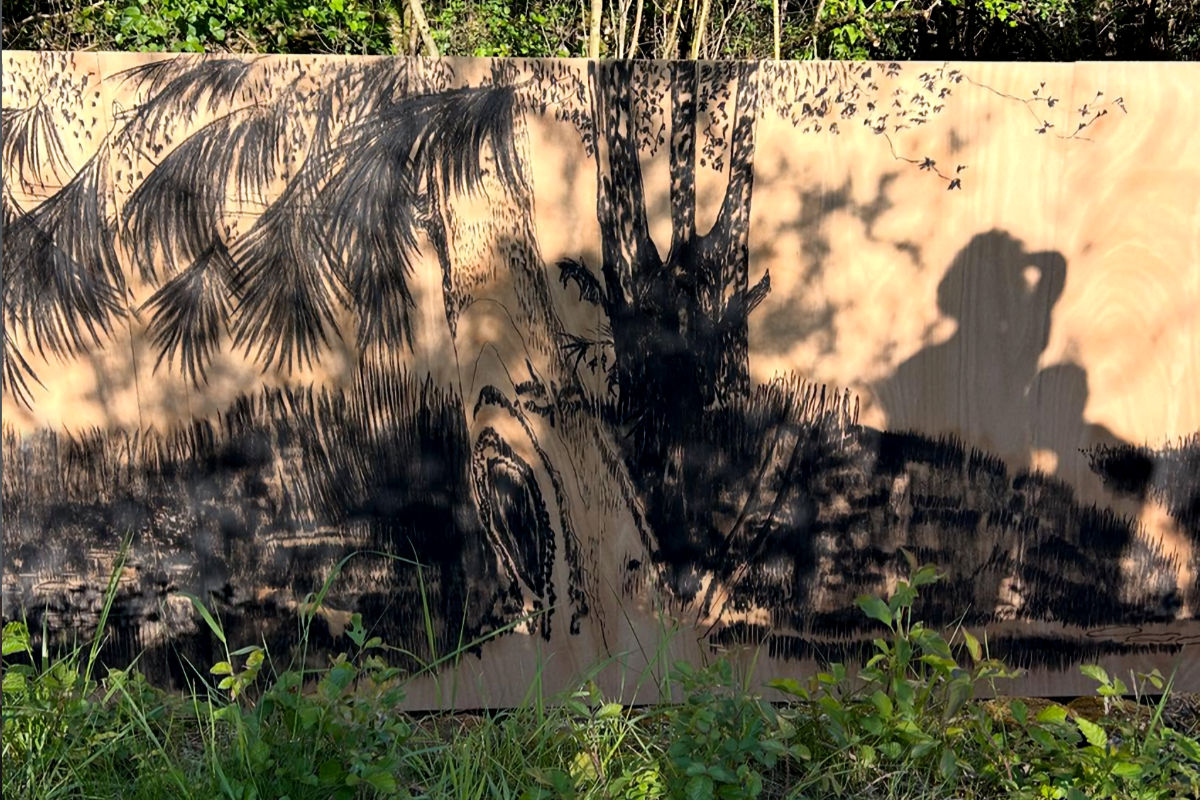 Photo : installation "Les étincelantes" Delphine Gigoux-Martin
